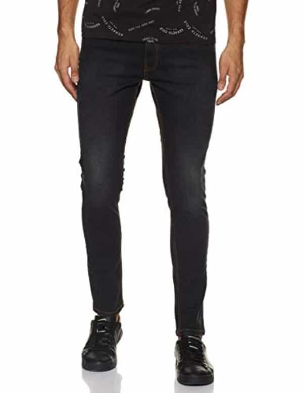 Amazon Brand - Symbol Men's Skinny Fit Jeans (AD-SK-500_Black_34)