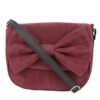 Antin Women's/Girls Maroon Faux Suede Trendy Stylish Bow Sling Bag Shoulder Bag Stylish and cool design with adjustable contrast sling.