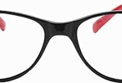 Glasswear Photochromic Glasses For Women Photo chromatic Glasses For Women Photochromic Sunglasses For Women Black And Red colour Cat Eye Frame (Prescription Photochromatic Glasses, Non-Anti Glare)