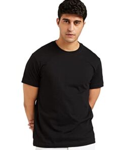 Levi's Men's Plain Regular Fit T-Shirt (PR679313_Black L)