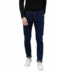 Urbano Fashion Men's Dark Blue Slim Fit Solid Jeans Stretchable (eps-dblue-34-02)